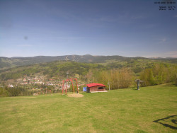 Pohled na Krkonoše