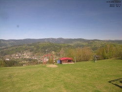 Pohled na Krkonoše