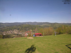 Pohled na Krkonoše