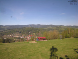 Pohled na Krkonoše