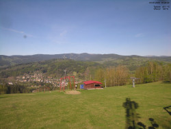 Pohled na Krkonoše