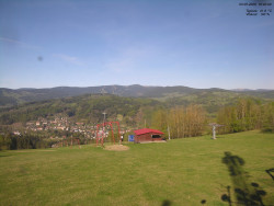 Pohled na Krkonoše