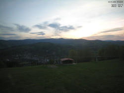 Pohled na Krkonoše