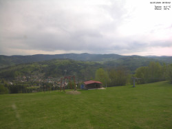 Pohled na Krkonoše