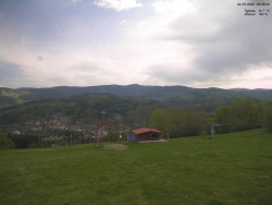Pohled na Krkonoše
