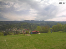 Pohled na Krkonoše