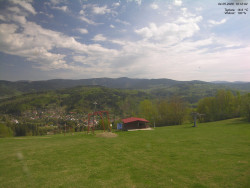 Pohled na Krkonoše