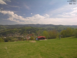 Pohled na Krkonoše