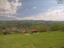 Pohled na Krkonoše