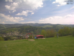Pohled na Krkonoše