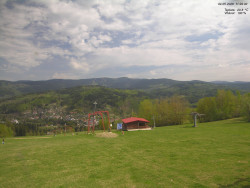 Pohled na Krkonoše