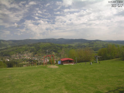 Pohled na Krkonoše