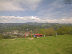 Pohled na Krkonoše