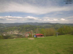 Pohled na Krkonoše
