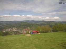 Pohled na Krkonoše