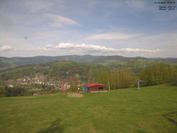 Pohled na Krkonoše