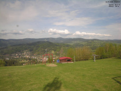 Pohled na Krkonoše