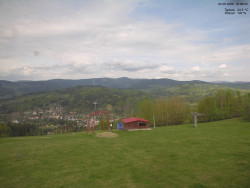 Pohled na Krkonoše