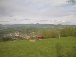 Pohled na Krkonoše