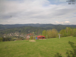 Pohled na Krkonoše