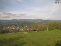 Pohled na Krkonoše
