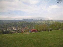 Pohled na Krkonoše