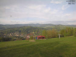 Pohled na Krkonoše