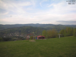 Pohled na Krkonoše
