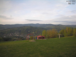 Pohled na Krkonoše