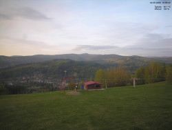 Pohled na Krkonoše