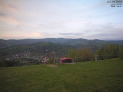 Pohled na Krkonoše