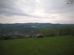 Pohled na Krkonoše