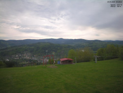 Pohled na Krkonoše
