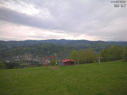 Pohled na Krkonoše