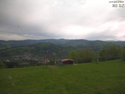 Pohled na Krkonoše