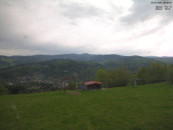 Pohled na Krkonoše
