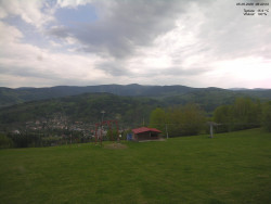 Pohled na Krkonoše