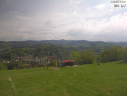 Pohled na Krkonoše