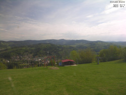 Pohled na Krkonoše