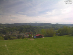 Pohled na Krkonoše