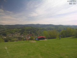 Pohled na Krkonoše