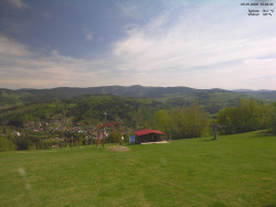 Pohled na Krkonoše