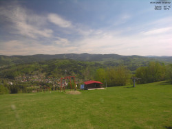 Pohled na Krkonoše