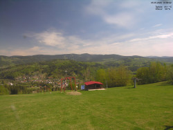 Pohled na Krkonoše