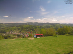 Pohled na Krkonoše