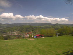 Pohled na Krkonoše