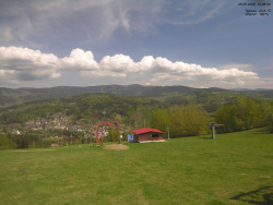 Pohled na Krkonoše
