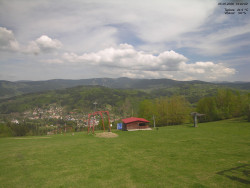 Pohled na Krkonoše