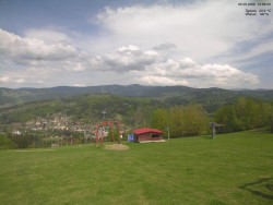 Pohled na Krkonoše