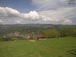 Pohled na Krkonoše